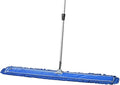48 Inch Blue Commercial Dust Mop & Floor Sweeper with Extendable Handle – Mop for Hardwood, Tile, and Concrete Floor Cleaning