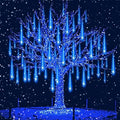 Aukora Outdoor Christmas Lights,UL Certified Meteor Shower Lights Blue