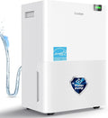 Gasbye Energy Star 2026 Dehumidifier with [𝗥𝗲𝗽𝗹𝗮𝗰𝗲𝗮𝗯𝗹𝗲 Pump] for Basement – [44dB Quiet, Easy to Clean & Clog-Free], Max 75 Pints/Day, 16.5ft Drain Hose, Auto Shut-Off, Auto Restart, White