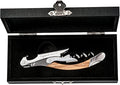 Laguiole Style de Vie Corkscrew, Bottle Opener with Foil Cutter, Olive wood