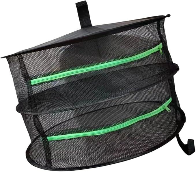 Simple to Open Drying Fabric Bag for Better Ventilation When Storing Foods or Drying Wet Laundry Outdoor Net