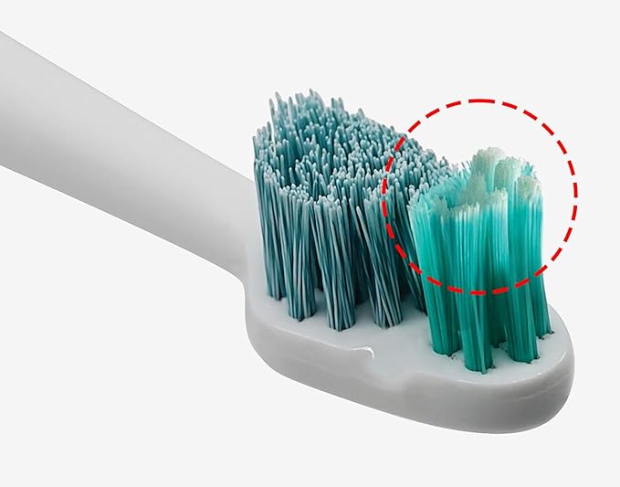 TAO Clean Sonic Electric Toothbrush Replacement Heads (2-Pack) – Orthodontic Head – Replacement Heads for the TAO Clean Electric Toothbrush and Docking Station