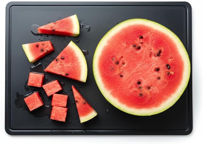Thirteen Chefs Professional 24 x 18 Grooved Cutting Board for Grilling, BBQ, Carving and Meats - Extra Large, 3/4" Thick Commercial Grade HDPE Plastic, NSF Stamped