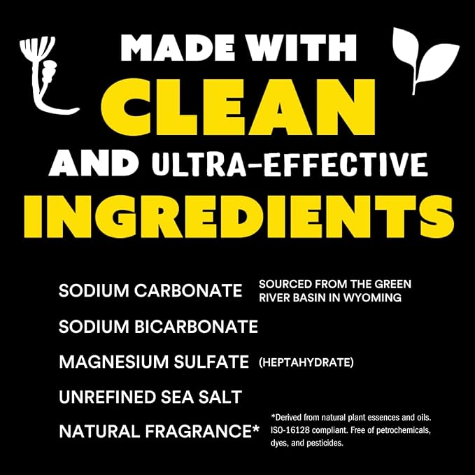 Molly's Suds Original Laundry Detergent Powder | Clean Laundry Detergent Powder for Sensitive Skin | Simple, Effective Ingredients, Stain Fighting | 120 Loads (Citrus Grove)