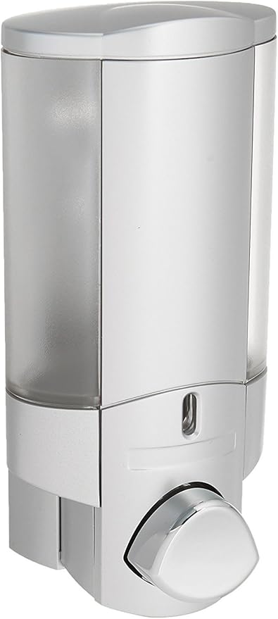 Better Living Products 76130-1, 1-Chamber, Satin Silver | 1 Chamber, Soap and Sanitizer Dispenser Pump, No Drill