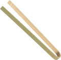 BambooMN 6.3" Mini Bamboo Disposable Tongs - Toast Tongs - 10 Pieces