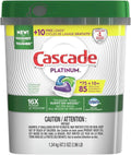 Cascade Platinum ActionPacs Dishwasher Detergent, Fresh Scent (85 Count)