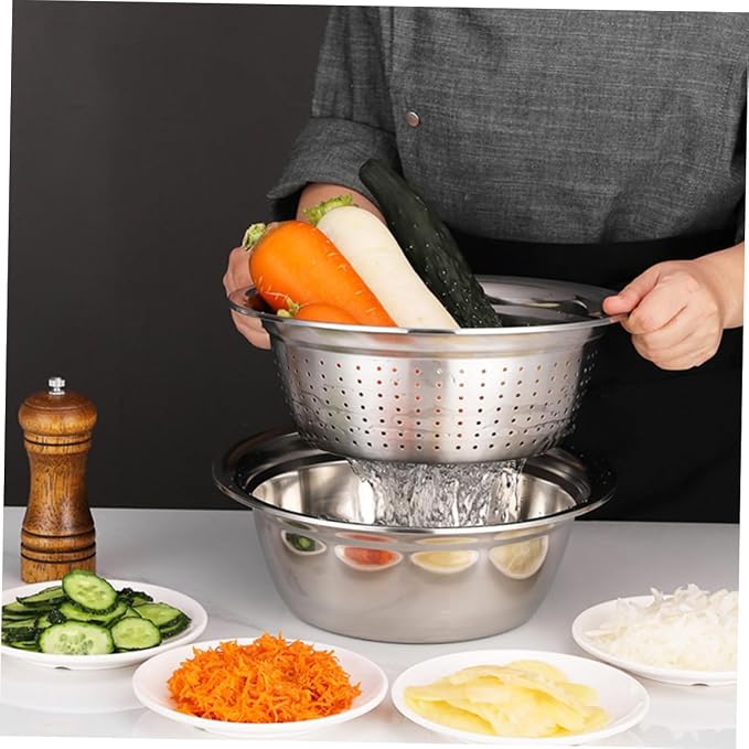 Ergonomic Vegetable Peeler Grater Dish Pan Spiralizer for Veggies Fruit Peeler