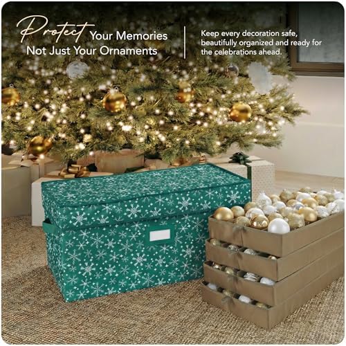 Covermates Adjustable Ornament Storage Box, 25.5" W x 13" D x 12.5" H