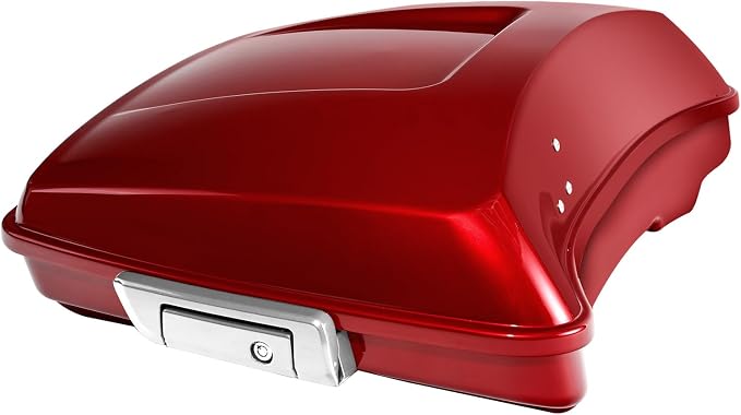 Wicked Red 5.5" Razor Trunk W/Latch Key Fit For Harley 2014-2025 Touring CVO Road King Road Glide Street Glide Electra Glide Ultra Limited Pack