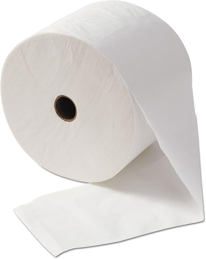 Morcon Paper Morsoft Millennium Bath Tissue, Septic Safe 1-Ply White 3.9-Inch x 4-Inch, 2000 Shts/Roll, 24 RL/CT (M2000)