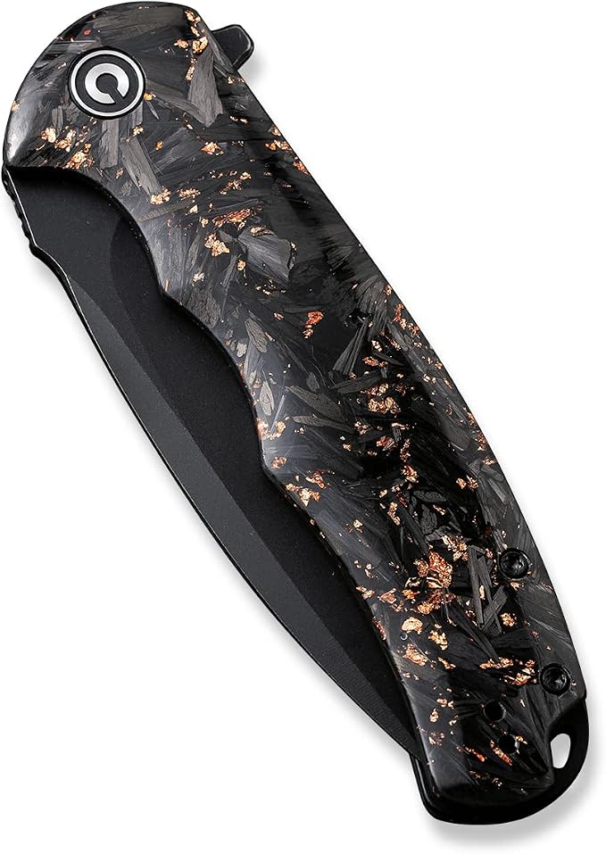 CIVIVI Praxis Full-size Folding Pocket Knife, 3.75" Blade C803I | Smooth Action, Comfortable Grip, Liner Lock, Deep Carry Reversible Clip for EDC
