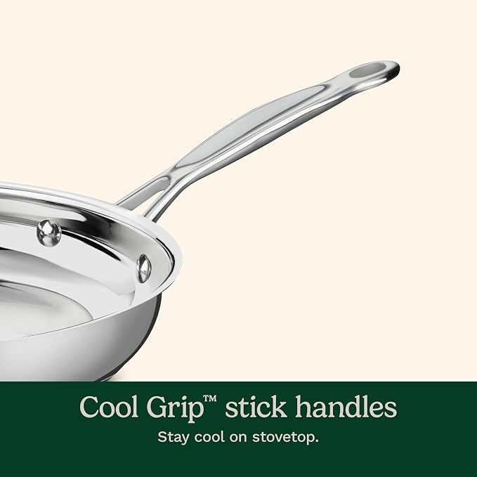 Cuisinart 77-10P1 10-Piece Chef's-Classic-Stainless Collection, Cookware Set