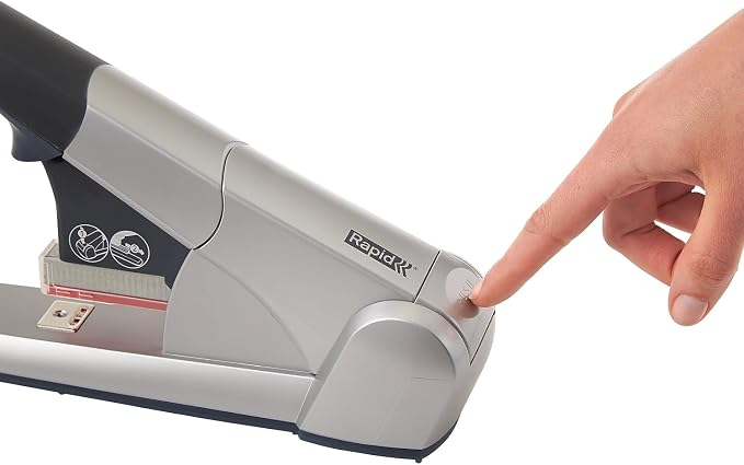 Rapid 02892 Heavy Duty Cartridge Stapler, 80 Sheet Capacity, Silver