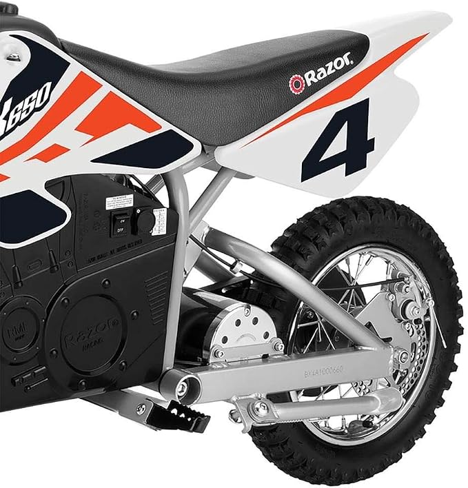 Razor MX650 and MX500 Dirt Rocket Ride On Electric Rechargeable High Torque Motorcross Motorcycle Bike for Teens and Adults, Orange/Red (2 Pack)
