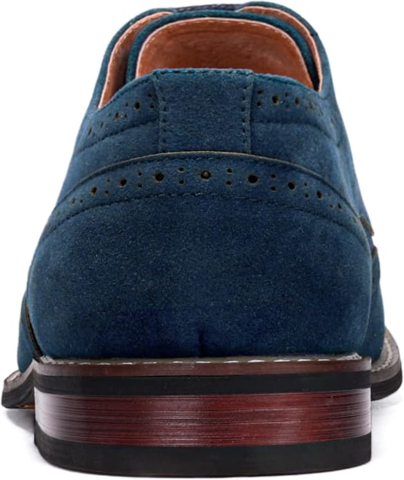 Mens Classic Cap Toe Dress Shoes Oxford for Office | Polished PU Outer Shell,Ventilated Comfortable Latex Insole. Formal Footwear Suited for Office Engagements ,Outings,Weddings
