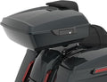 Advanblack 2025 RG Tour Trunk Pack Iron Horse Metallic Chopped Tour Trunk Pack Backrest Pad for '97-'25 Harley Touring Road King Street Glide Electra Glide CVO models