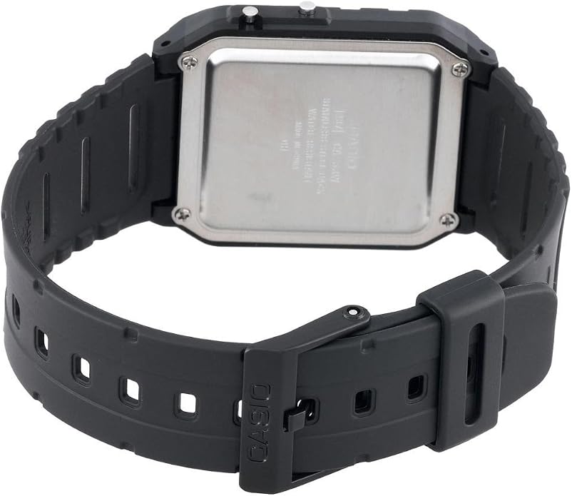 Casio Casio-CA53W-1Z Watch, Black/White, Strip, Black/White, PEQUEÑO, Strip