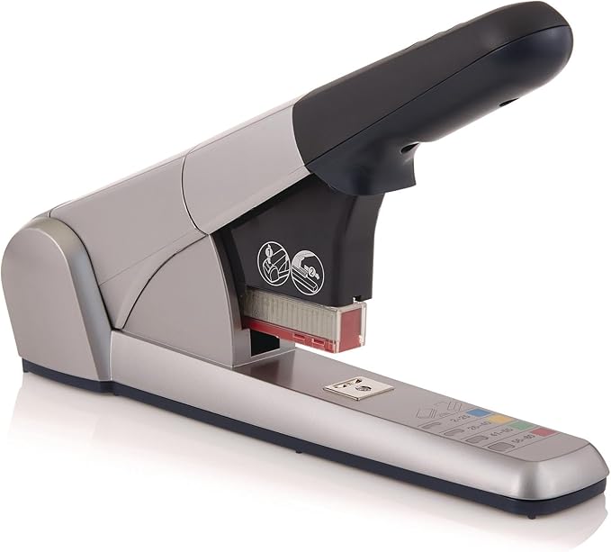 Rapid 02892 Heavy Duty Cartridge Stapler, 80 Sheet Capacity, Silver
