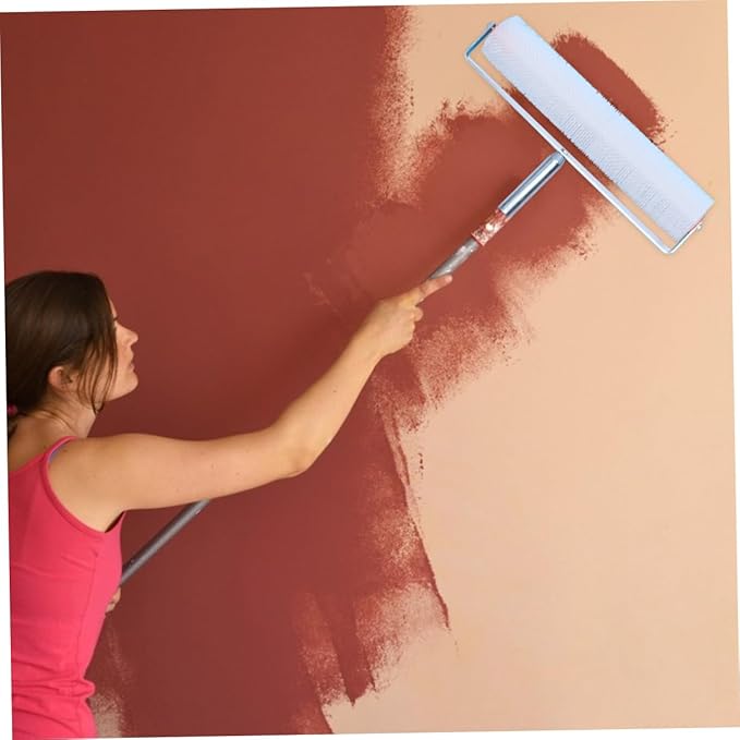 OSALADI Screeding Compound Roller Self Leveling Spiked Brush Long Lint Roller for Floor Decoration