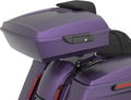 Advanblack 2025 RG Tour Trunk Pack Purple Abyss Denim Chopped Tour Trunk Pack Backrest Pad for '97-'25 Harley Touring Road King Street Glide Electra Glide CVO models