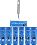 6.3'' Large Lint Rollers for Pet Hair Extra Sticky, Long Handle Sticky Rollers for Furniture Carpet, 1 Roller + 630 Sheets