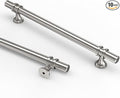 Asidrama 10 Pack 7 Inch(177mm) Brushed Satin Nickel Kitchen Cabinet Handles, Cabinet Pulls Kitchen Cabinet Hardware Cupboard Handles Drawer Pulls