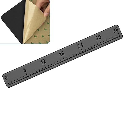 HZshark EVA Foam Fish Measuring Board, Fish Ruler with 3M Self-Adhesive Backing, 36" Fishing Tape Measure for Boats Sailboats Yachts Kayaks