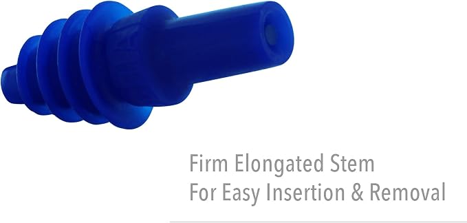 Howard Leight Airsoft Flanged Reusable Earplugs, 100-Pairs (DPAS-1)