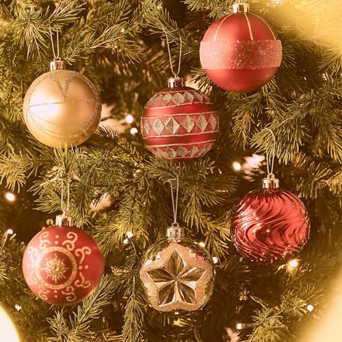 Valery Madelyn 16ct Christmas Tree Decorations Ball Ornaments 3.15 Inches