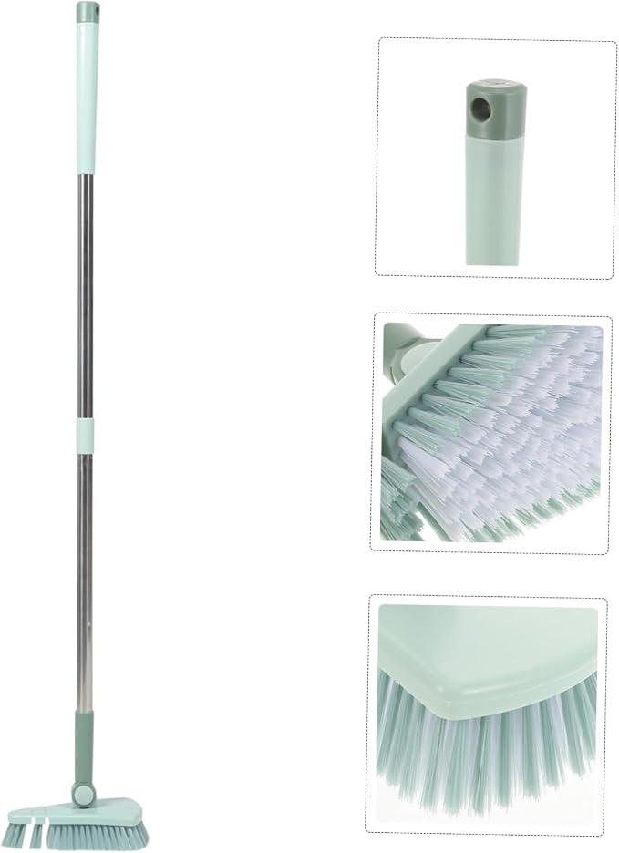 HANABASS Pool Brush Handle Floor Scrub Brush for Use Stiff Bristles for Dust and Removal Easy to Store Design