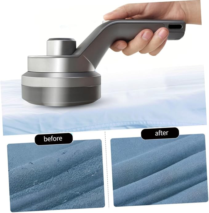 USB Rechargeable Lint Remover for Clothes and Fabrics Compact Fabric Shaver Detachable Head and Easy Operation