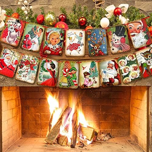 Christmas Decorations Vintage Style Christmas Banner