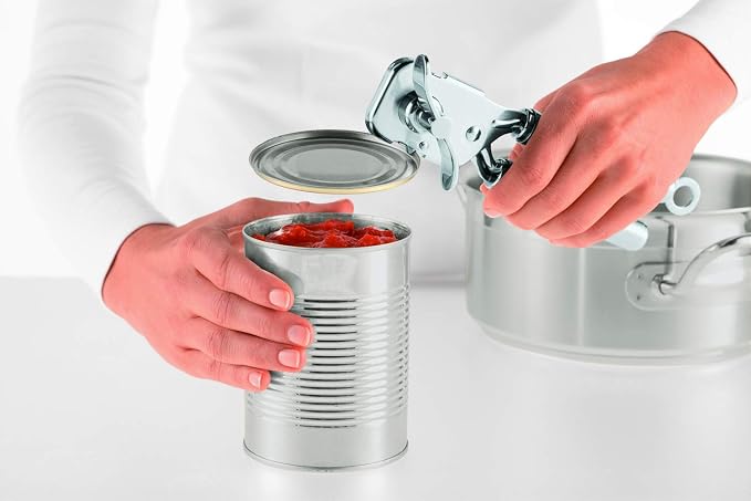 Rösle 12757 Stainless Steel Manual Can Opener with Pliers Grip Opens Can at Seam 7.9 in. | Pliers grip, opens cans at the seam