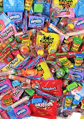 Candy Variety Pack - Assorted Candy Party Mix - 4 LB Bag - Sweets Assortment - Bulk Individually Wrapped - Pinata Candies - Mixed Candies - Queen Jax - Deluxe Mix - July 4th