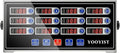 Precision Kitchen Timers for Cooking – 12 Channel Commercial Kitchen Timer Restaurant Kitchen Supplies – Stainless Steel Digital LED Chef Cooking Timer – Reminder Function, Loud Alarm, Black