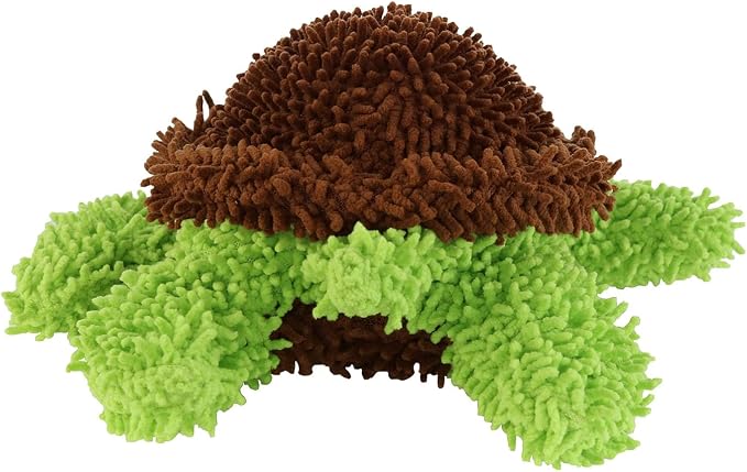MIGHTY® 2 Pack Microfiber Medium Turtle Dog Toys | Ultra Durable Plush Toy with Multiple Layers & Reinforced Seams , Washable and Floats , Mighty® Construction