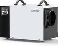 Waykar 125 Pint Crawl Space Dehumidifier with Drain Hose for Basements, Commercial & Water Damage Spaces up to 6500 Sq. Ft., Compact, Strong Dehumidification, 5-Year Quality Coverage