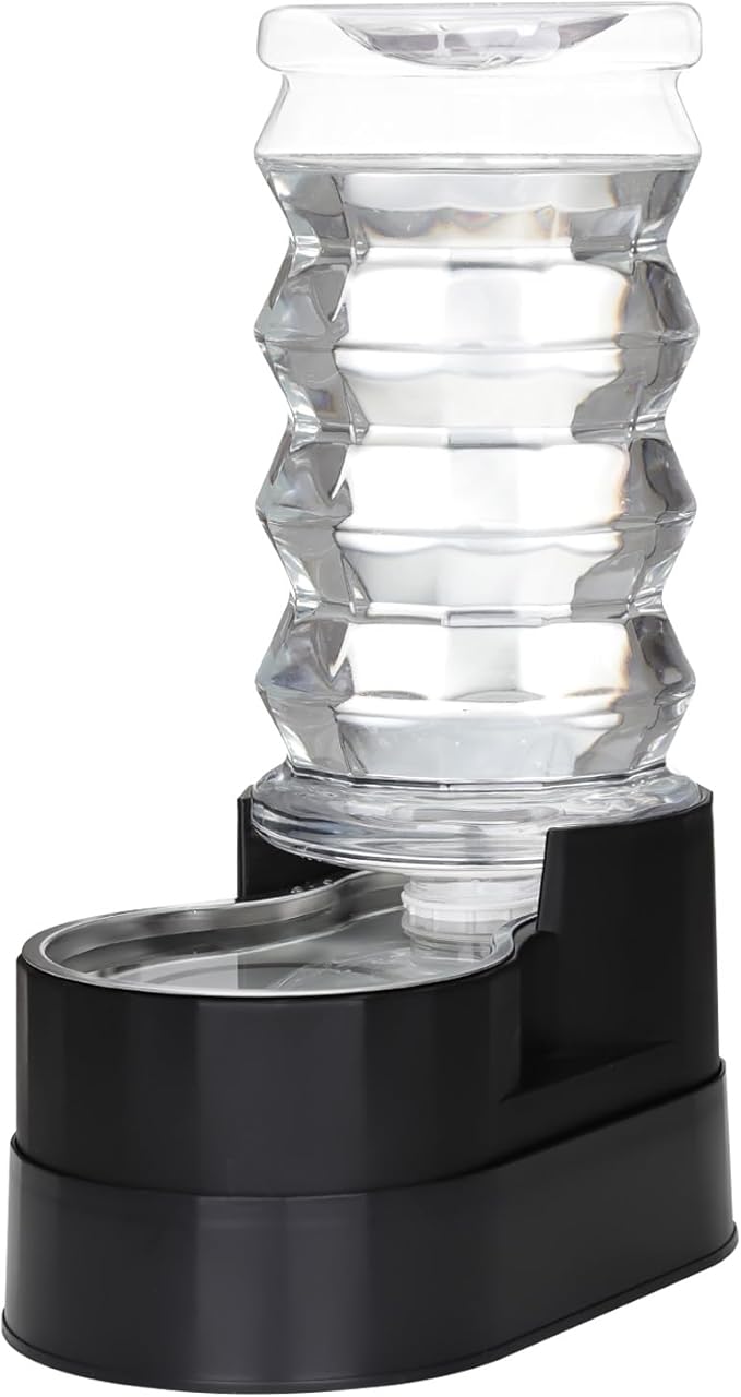 RIZZARI 8L Elevated Dog Waterer: Comfort Height Design | Gravity Fed/No Power Needed/Anti-Spill Base/for Senior Dogs & Large Breeds/Living Room/Garden/ Easy-Clean