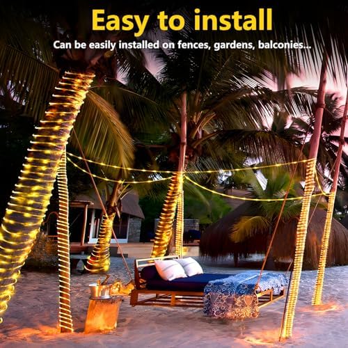 KNONEW 1000 LED Rope Lights Outdoor 328FT Rope Light for Outside Waterproof