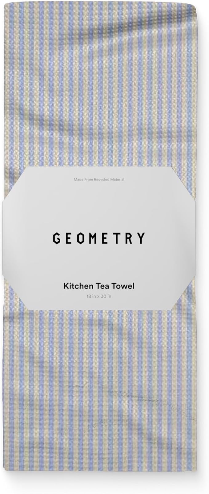 GEOMETRY Spring Kitchen Towels - Quick Dry Microfiber Cloth Spring & Summer Dish Towels for Kitchen Drying - Premium Quick Dry Towel - Cute Banana Lines, 18" x 30" - 1-Pack