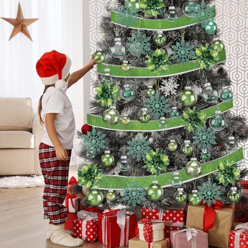 Jenaai Green 74 Pcs Christmas Ball Ornaments Tree Decorations