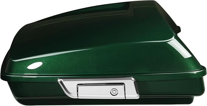 5.5" Razor Motorcycle Trunk W/Latch Key Fit For Harley 2014-2025 Touring CVO Road King Street Glide Electra Glide Ultra Limited Pack Deep Jade Pearl