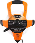 Long Tape Measure, 3/8 in x 300 ft, Orange