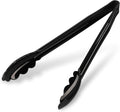 Carlisle FoodService Products 471203 Carly Salad Tong, 12" Utility Tong, Black, 12 Pack