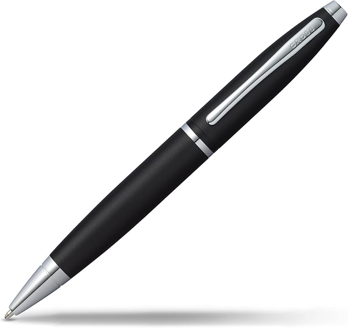 Cross Calais Matte Black Ballpoint Pen - High-End Pen for Everyday Use - Professional Desk Essential - Smooth Writing - Durable Construction - Black Ink - Gift Box Included