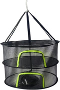Large Capacity Foldable Fabric Drying Rack for Food Storage and Laundry Reinforced Frame Sunlight Security Easy Install Drying Net