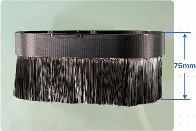 CNC Brush Dust Shoe for 3.5-inch Router/Spindle – Magnetic Quick-Release Split Base, 2-1/2" Vacuum Port, CNC Dust Boot for Router & Milling Machine
