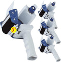 PERFECTAPE 3 Inch Wide Heavy Duty Tape Gun, 4-Pack | used for 3" Heavy Duty Packing Tape, Comfortable Handle, Sharp Blade for Packaging, Shipping and Moving
