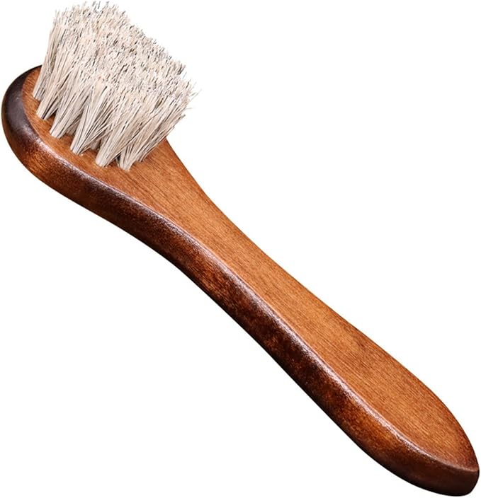 Vintage Upper Oil Brush Handle Clean Bristle Polish Shoe
